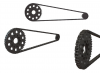 Falcon Scale Models FSM017 Yamaha YZF 500 - chain for Tamiya 14001 1/12